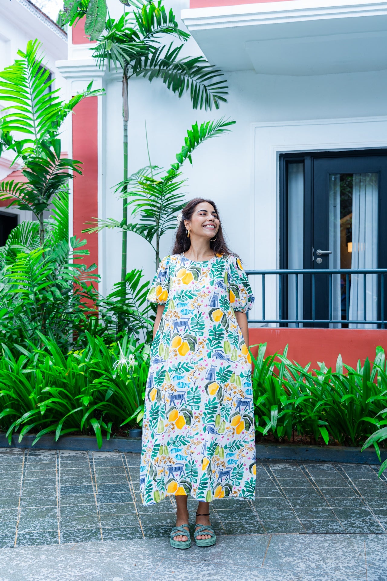 Women's organic cotton maxi dress from Goa